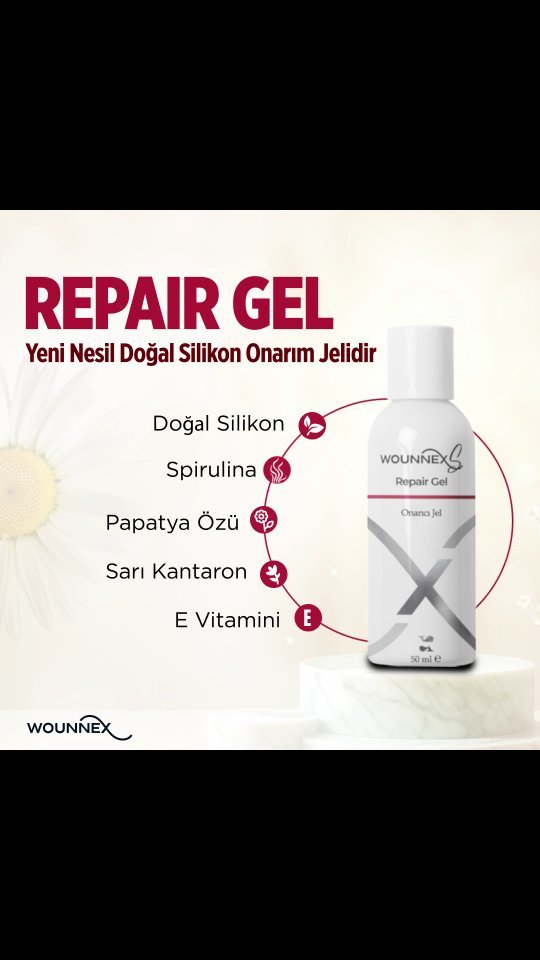 *Onarıcı/Yenileyici Jel* 
Cilt lekelerinin giderilmesini destekler. Cildin pürüzsüz bir görünüm kazanmasına yardımcı olur.

*KULLANIM ŞEKLİ*
Kullanmadan önce cilt temizlenip kurulanmalıdır. Jel tek bir harekette, ovuşturmadan uygulanır. (Wounnex-S Roller yardımıyla uygulanması tavsiye edilir). Önerilen uygulama miktarı günde 3 veya 4 kezdir.
 

Jelimiz Hakkında 👉Detaylı için DM'den  iletişime geçebilirsiniz. 

#Wounnex 
#Yaraİzleritedavisi
#Yaraİzlerinasılgeçer #yaraizigeçirenkrem #yaraizi #yaraizikapatma #yaraizigeçirenkrem #yaraizi #yaraizikapatma #yaraizlerinintedavisi #Yaraİzlerineson