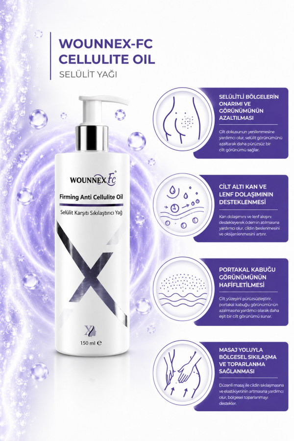 WOUNNEX FC CELLULITE OIL - Görsel 2